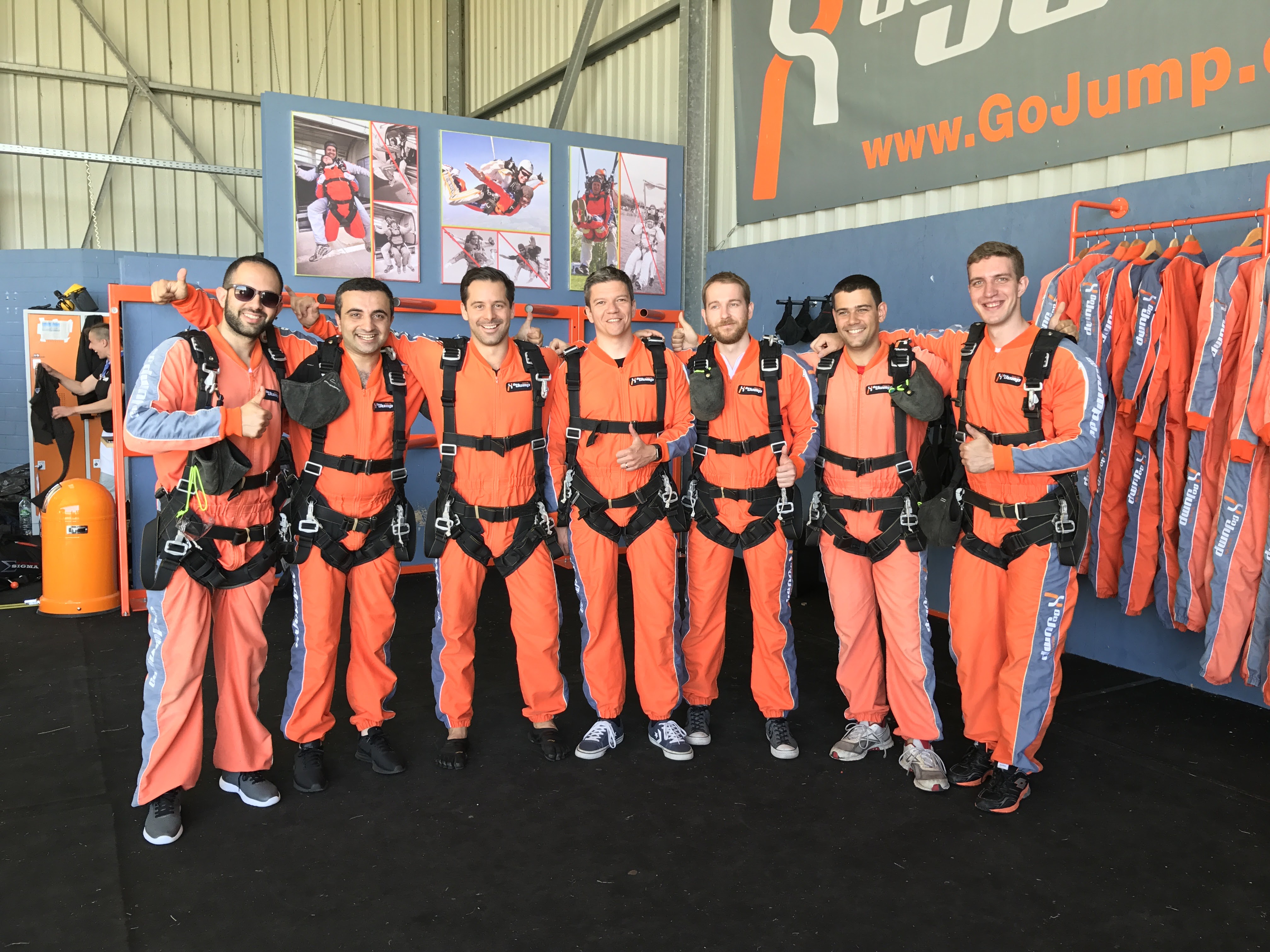 skydiving